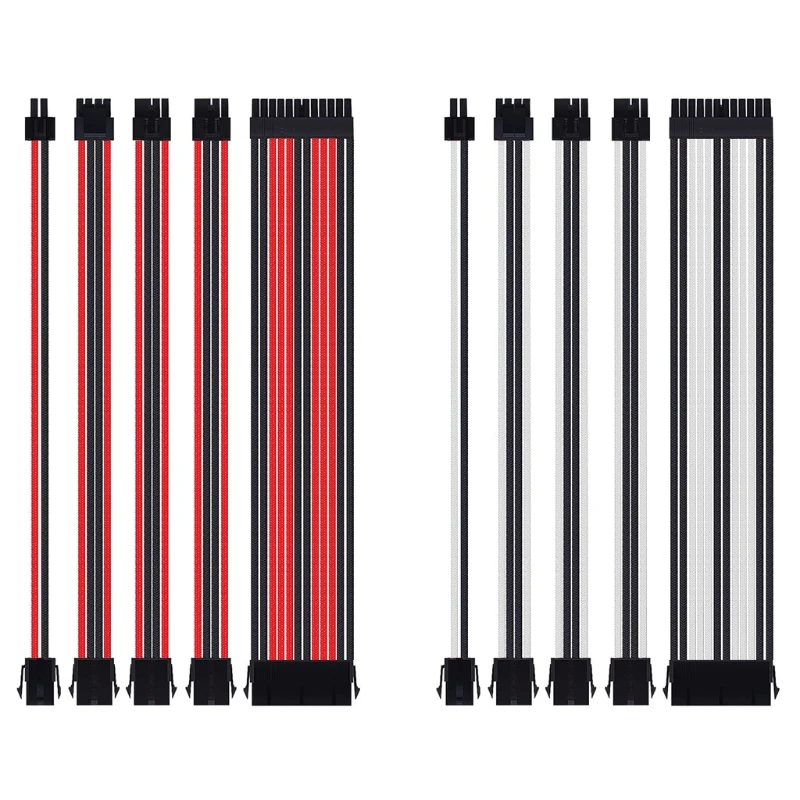 

Комплект удлинителей 18AWG AT X, ATX24Pin/EPS 4 + 4Pin/PCI-E 8Pin/PCI-E 6Pin, мама-Папа, шнур питания