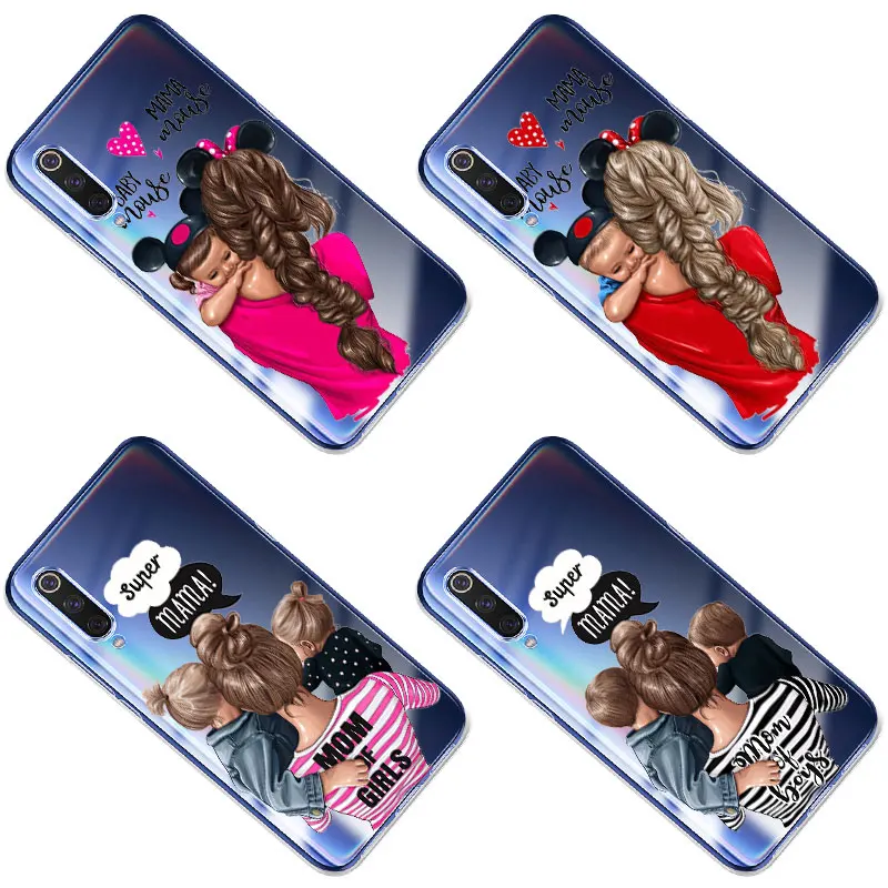 hot baby mom girl silicone case for xiaomi mi poco x3 gt nfc m3 f3 9 9e a1 a2 a3 10t pro 11i 11t 11 lite cc9e soft cover free global shipping