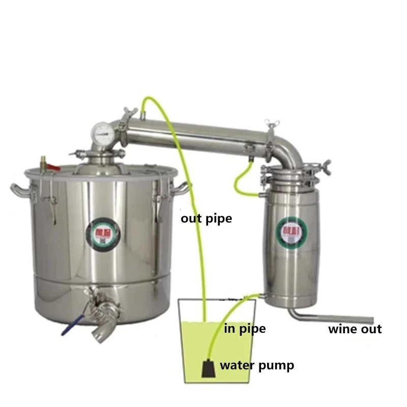 Новый домашний дистиллятор для самостоятельной сборки 20-70 литров Alambic Moonshine