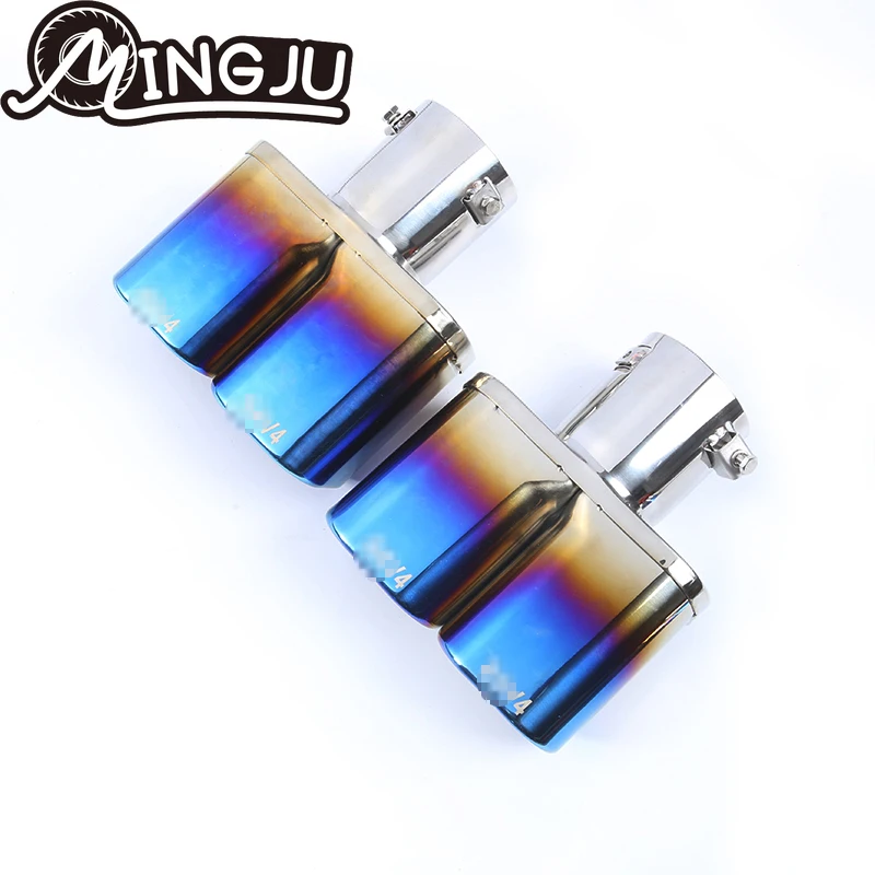 

Car Tail Pipes Exhaust Silencer Frame Cover Muffler Modification For Toyota RAV4 XA50 RAV-4 2019 2020 2021 Accessories