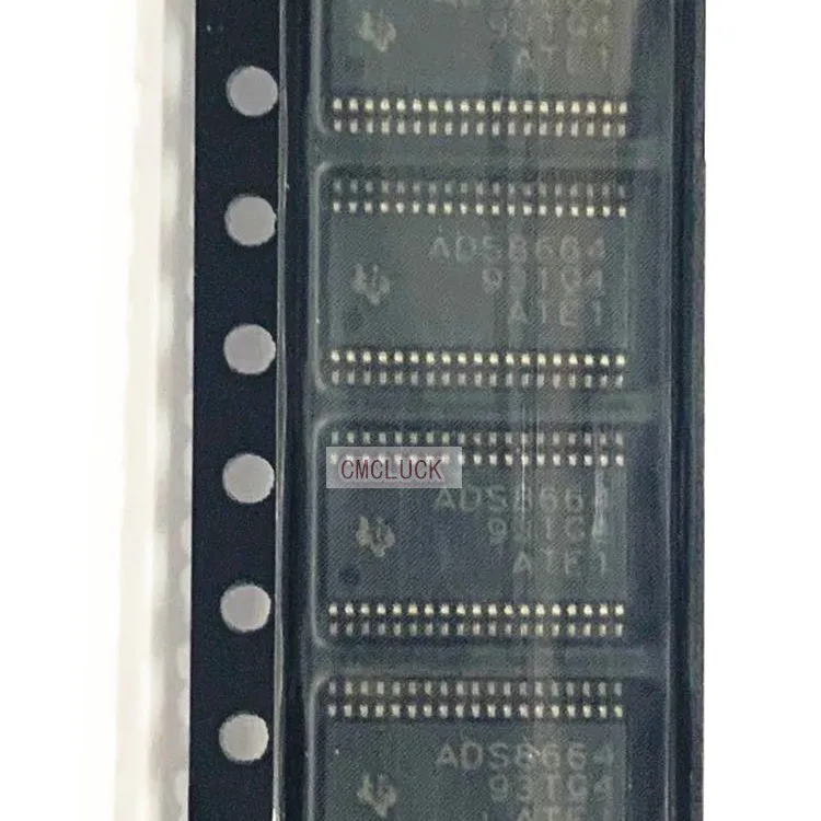 

2PCS ADS8664IDBTR TSSOP28TI12 a successive approximation register analog-to-digital converter (ADC) original