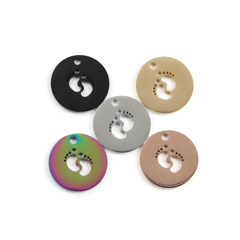 Цепочка с подвеской сделай сам из нержавеющей стали 5 шт.|Шармы| |