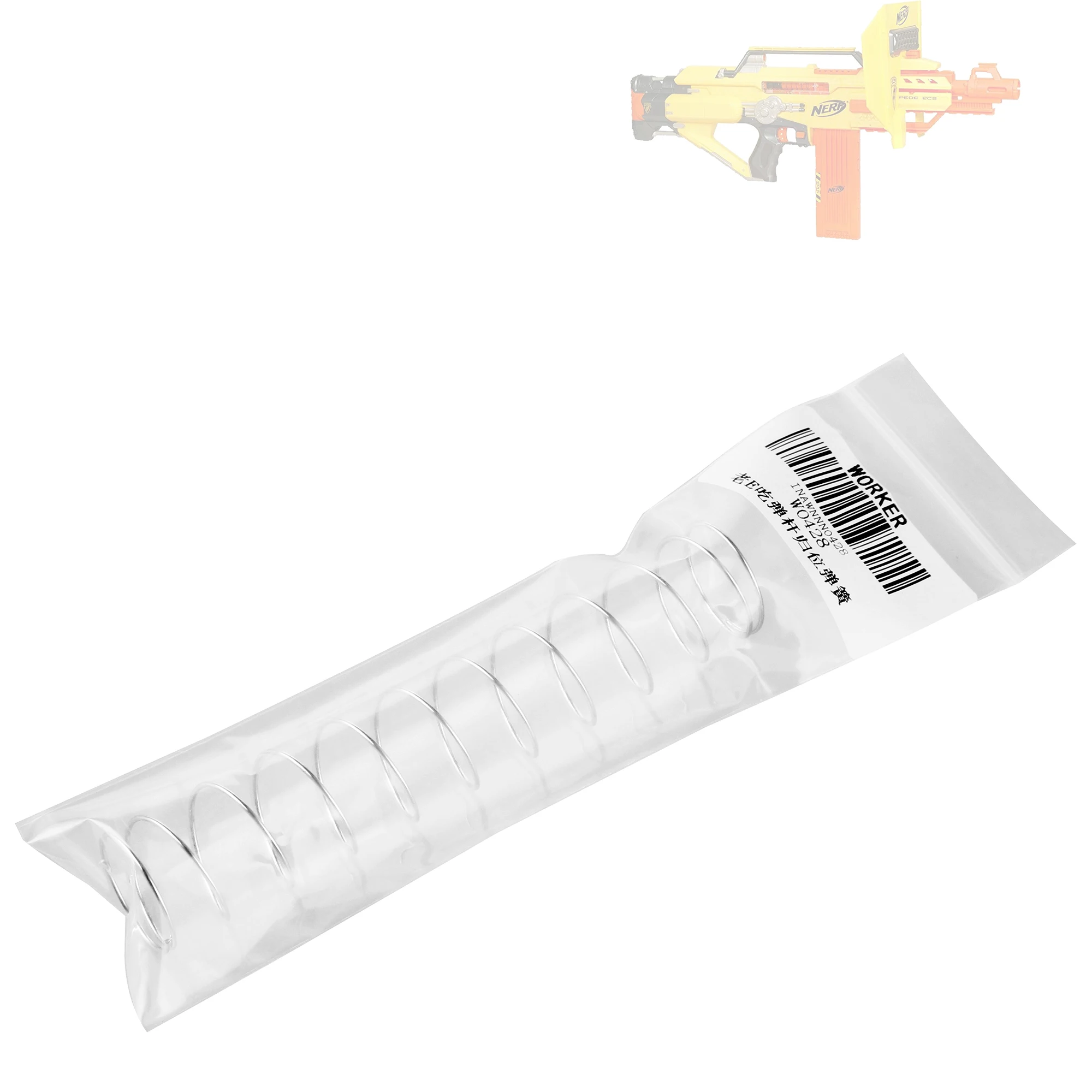 JGCWorker болт сброс пружинный металлический Серебряный для Nerf Stampede ECS-60