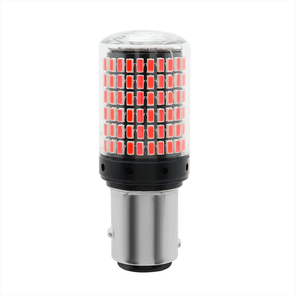 

Stop LED Light Bulb Turn Signal 12V 144 SMD BAY15D Backup Brake Canbus
