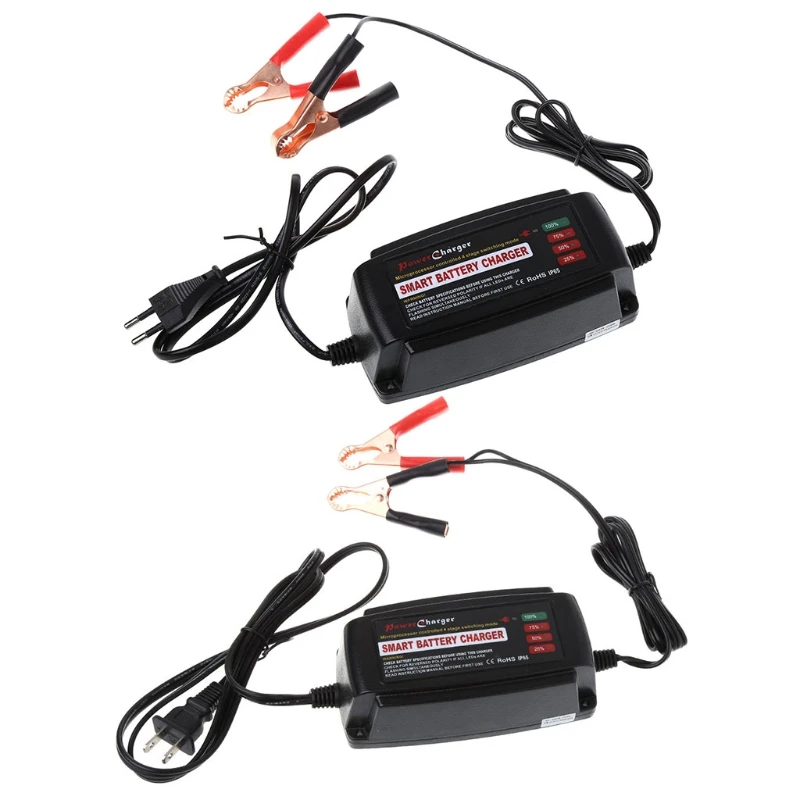 

12V 5A Smart Waterproof Car Battery Charger & Desulfator For Lead Acid AGM/GEL/WET