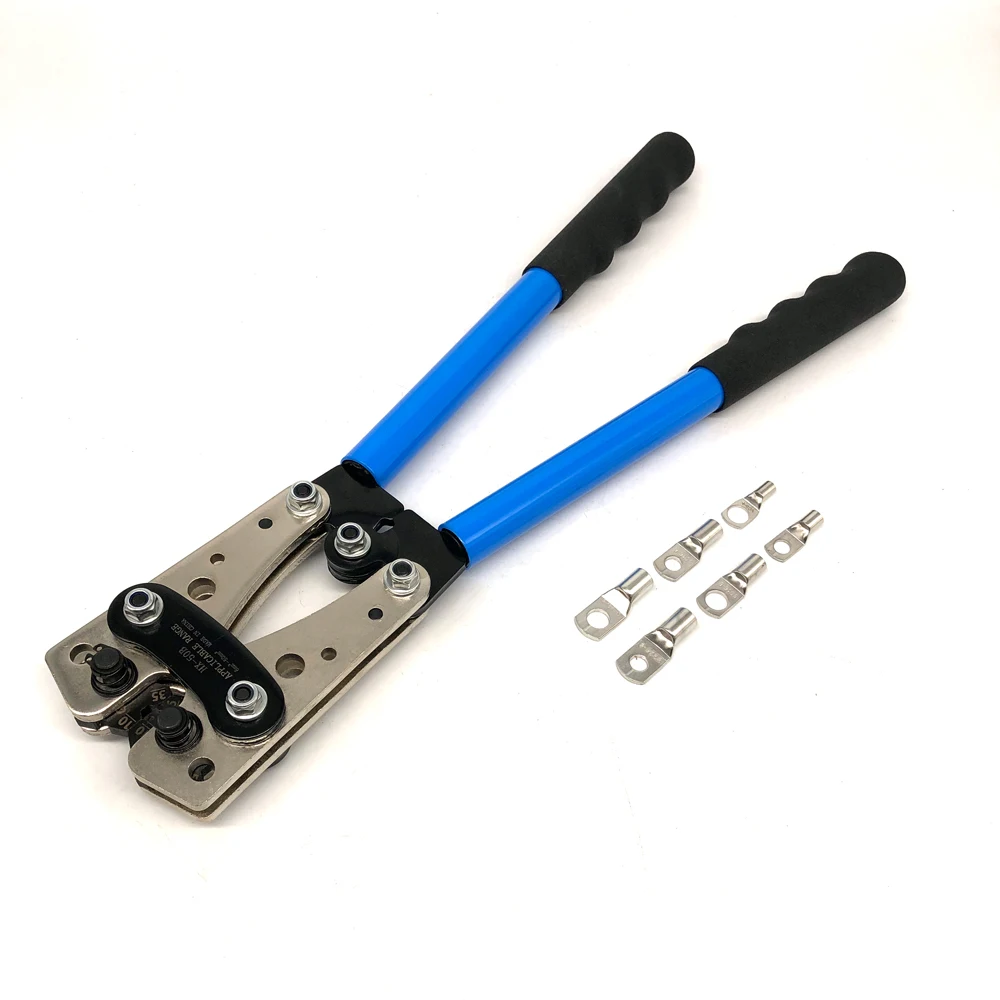 Набор обжимных щипцов для кабеля медные кольцевые клеммы HX-50B 6 0-50 мм2