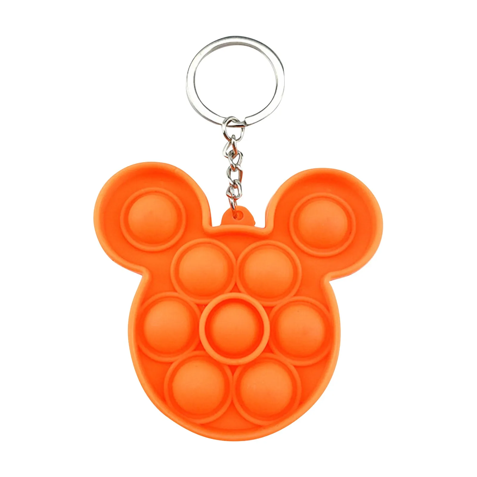 

Keychain Autism Squeeze Funny Dinosaur Bear Antistress Stress Relief Toys Push Bubble Fidget Sensory Toy игрушки для детей