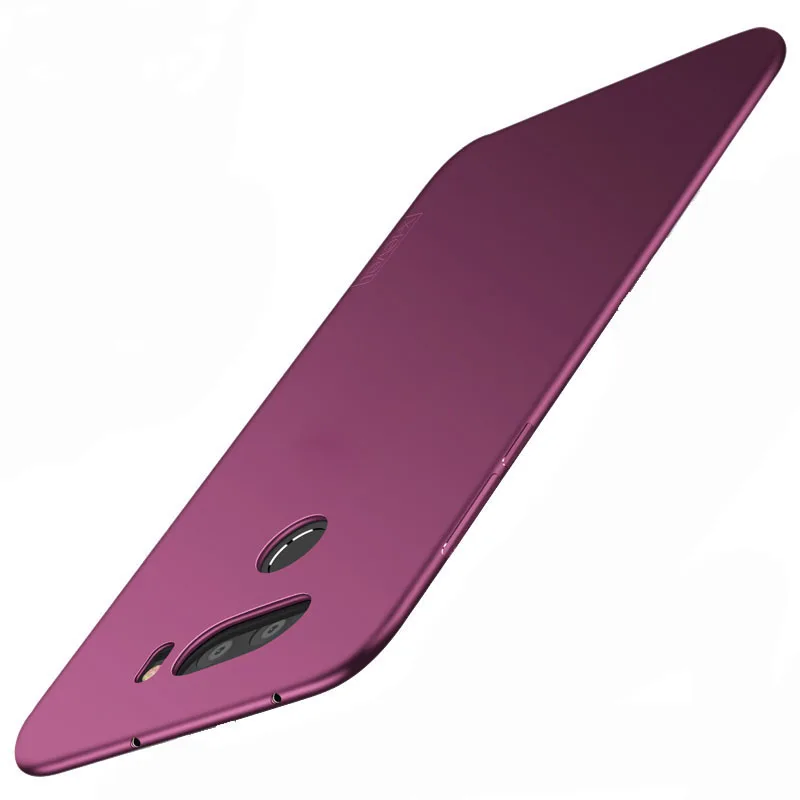 Для LG V50 V40 V30 V20 чехол для телефона X-Level супер тонкий мягкий \ Матовый ТПУ матовый чехол для LG V30 V40 V20 чехол Funda - Цвет: wine red phone case