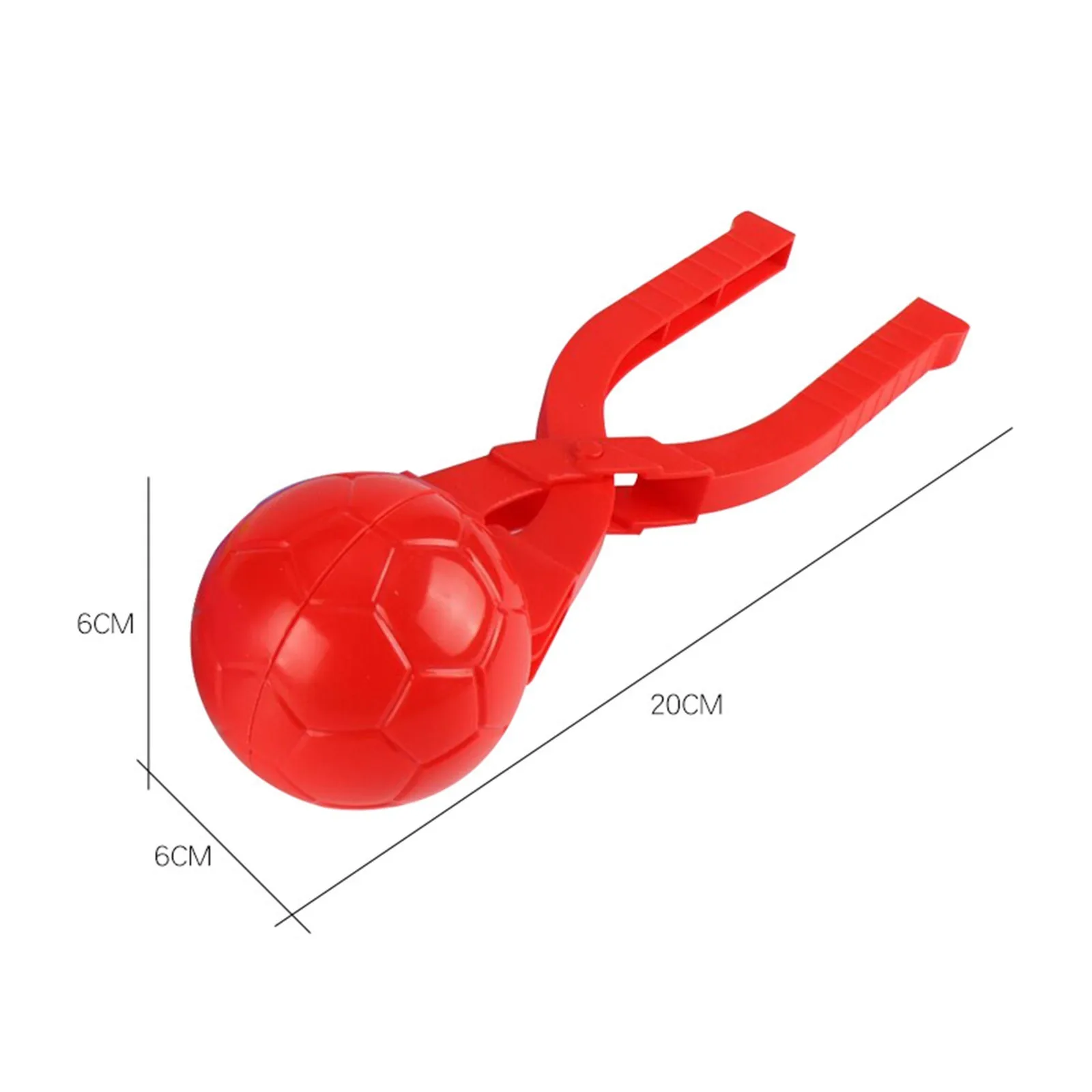 

Plastic Football Shaped Snowball Fight Clip Molded Plastic Toy Outdoor Toy Quick DIY Thickened Snow Ball Mould Snowball#30