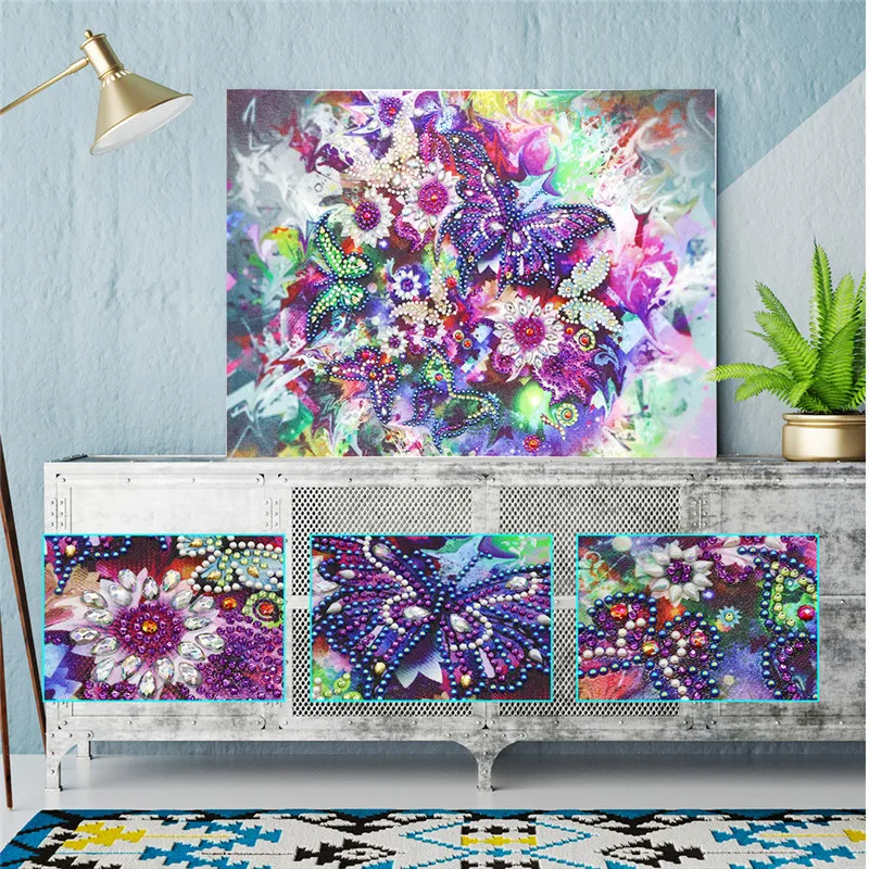 5D DIY Алмазная картина специальная Алмазная вышивка мультяшный персонаж цветок картина вышивка крестиком Мозаика