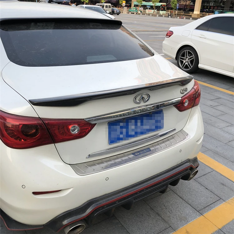 Спойлер для Infiniti Q50 2015-2018 спойлер высокого качества из углеродного волокна