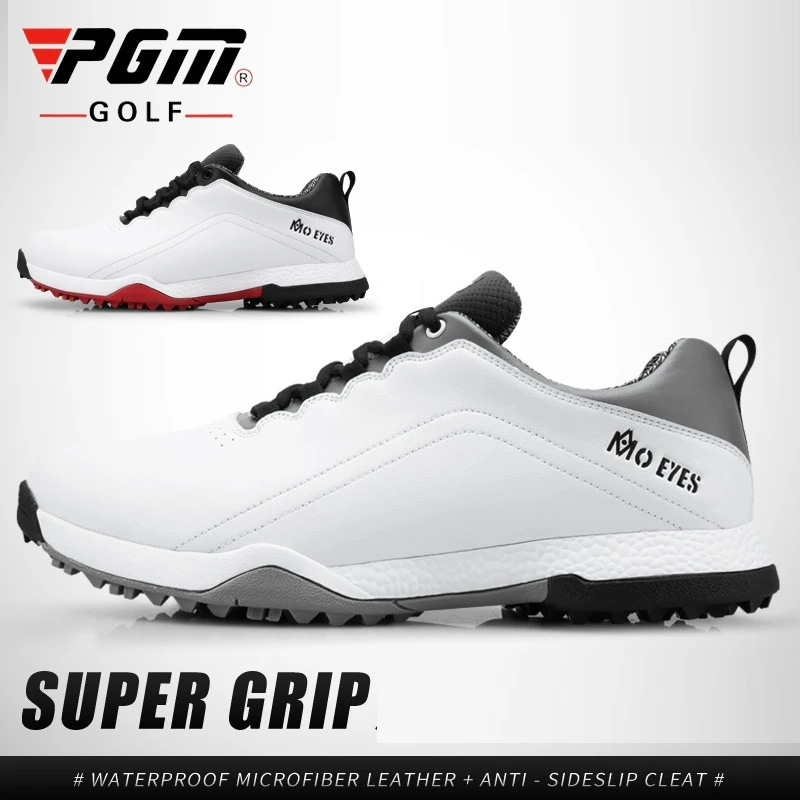 

Pgm Mens Shock Absorption Golf Shoes Waterproof Anti-skid Sport Sneakers Breathable Non-slip Golf Footwear D0705