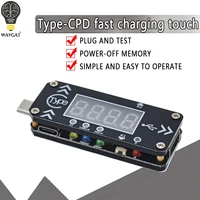 usb charging trigger charger voltmeter ammeter 5v9v12v15v20vpps pd2 0 pd3 0 type c usb decoy device for pd charger