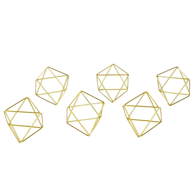 

6 шт., металлическая настольная мини-подставка, подвесной держатель для растений