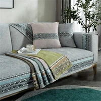 four season embroidery sofa cover no pilling couch cover pet dog kids chenille reversible sofa covers protector for living room