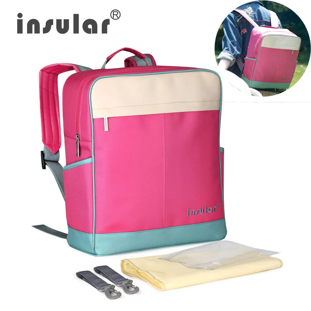 Детские пеленки мешок рюкзак для коляски Водонепроницаемый Mommy Bag переноски