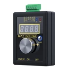 Перезаряжаемый портативный аналоговый генератор сигналов 0-5 в 0-10 в 0-20 мА 4-20 мА Регулируемый симулятор напряжения тока калибратор