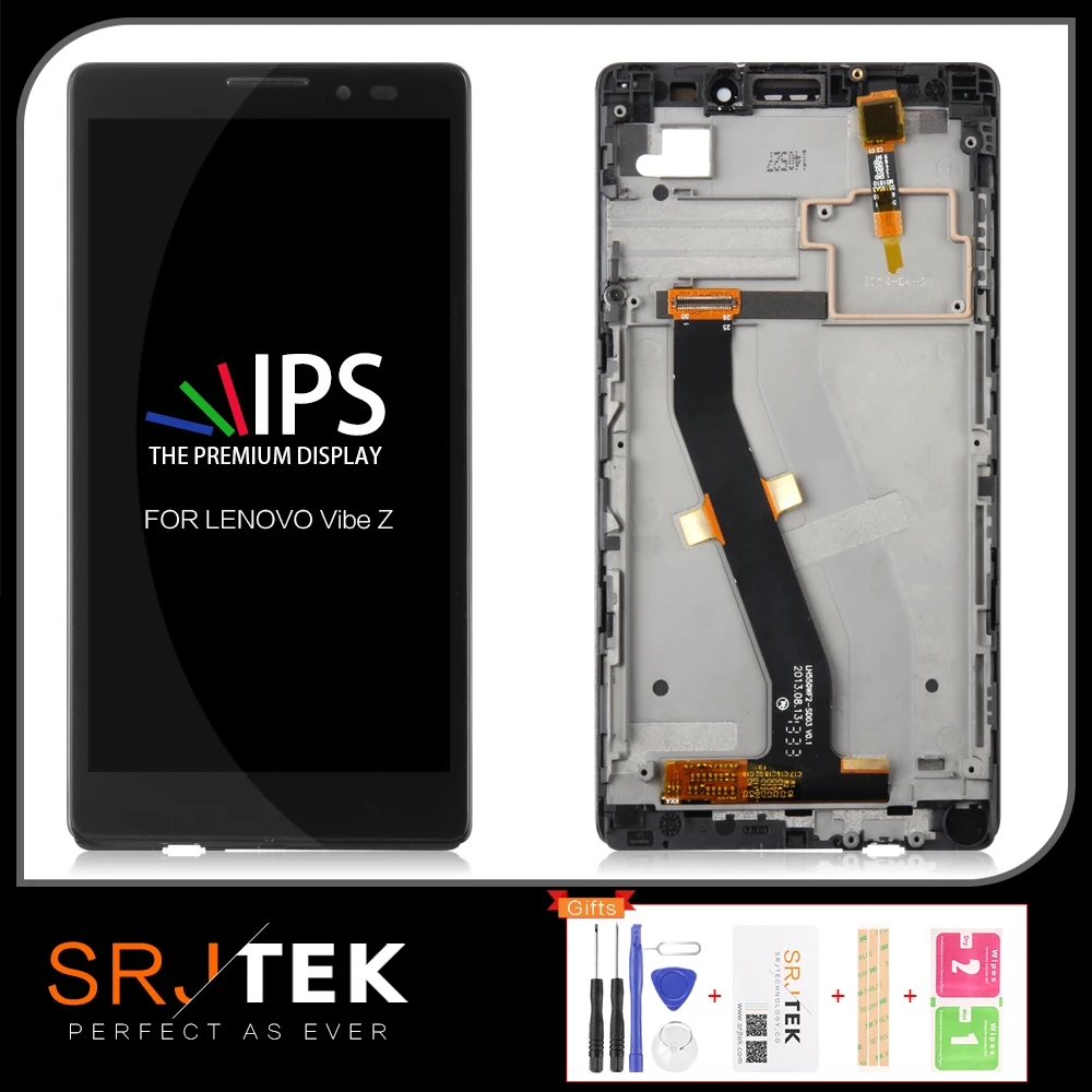 Сенсорный экран SRJTEK для Lenovo VIBE Z K910 сменный ЖК-экран матричный дигитайзер рамка