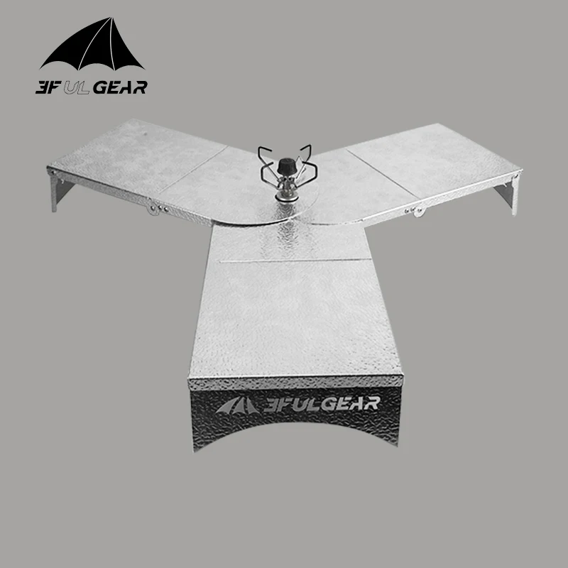 3F Ul снаряжение для улицы одиночный стол портативный алюминиевый складной