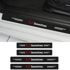 4 шт. защитная пленка на порог автомобиля, наклейка с защитой от шагов для SsangYong Actyon туризма Ssang Yong Rodius Rexton, Korando Kyron