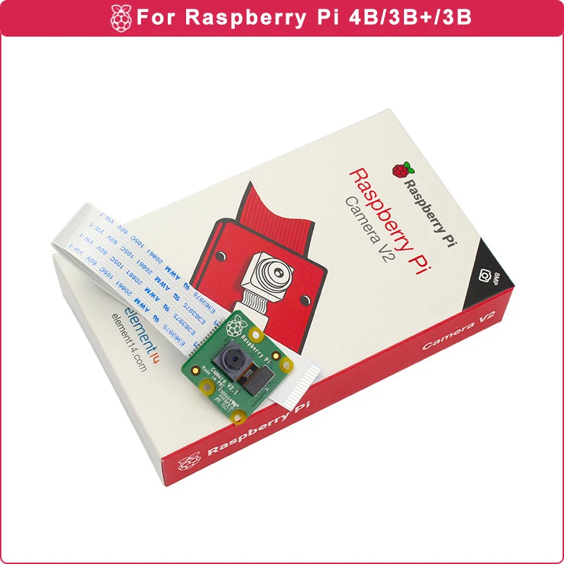 Официальный модуль камеры Raspberry Pi V2 камера 8 МП 1080P для 4 Model B 3B 3 + совместима с Nvidia
