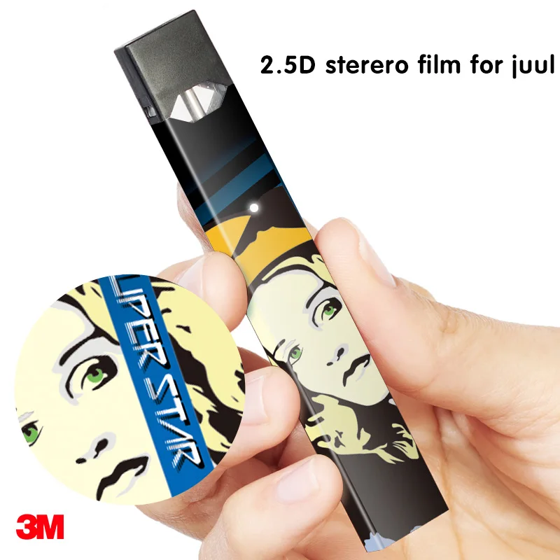 Magick Акула высокое качество Мадонна Элвис Сексуальная Женская наклейка для Juul