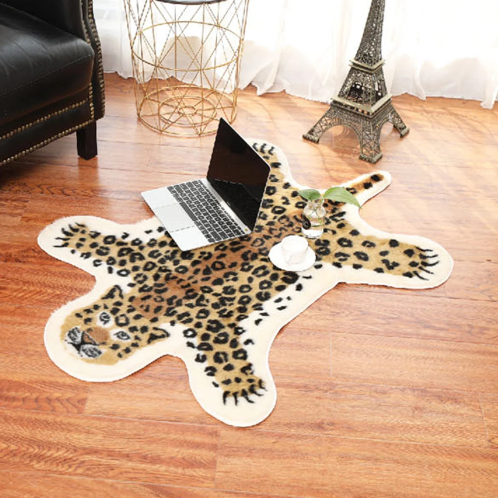 Коврик с принтом тигра корова леопард тигр напечатанный воловья искусственная