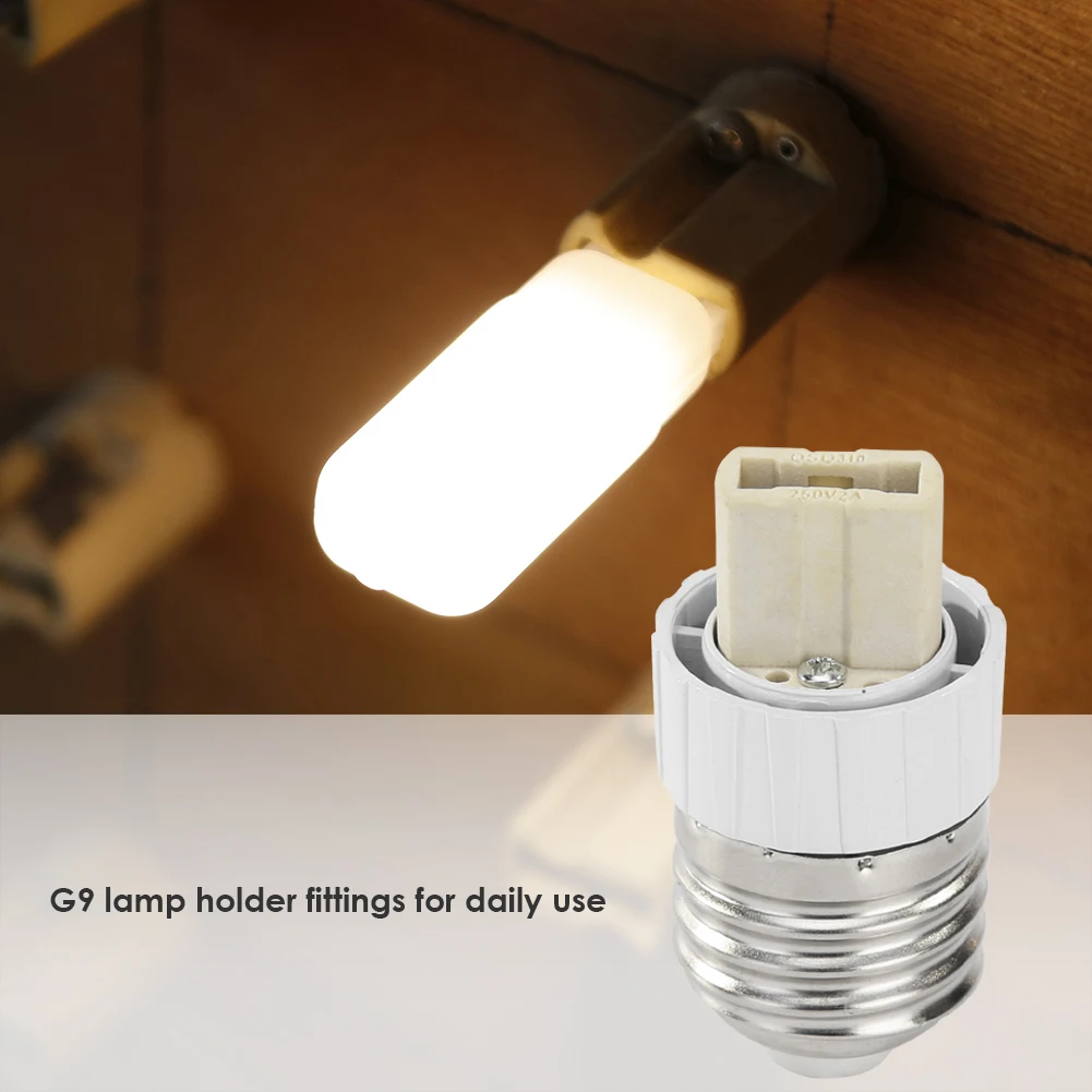 

E27 to G9 Lamp Holder Adapter Adjustable Converter Durable LED Light Bulb Socket Base Household Lighting Accessories