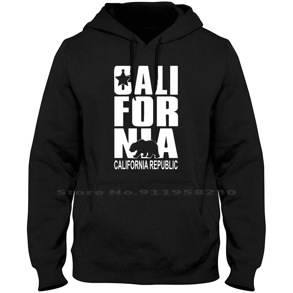 

California Republic Hoodie Sweater Big Size Cotton California Republic Birthday Animals Public Humor Comic Love Geek Pub Fun Day