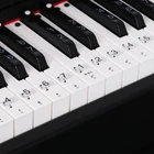 Пианино на 546188 клавиши, водостойкое, устойчивое к царапинам, без следов, HD, прозрачное, не оставляющее следов, наклейка на клавиатуру пианино