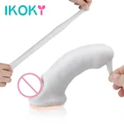 IKOKY продолжительный тренажер для пениса Мужской Вагина-маструбатор массажер Карманный мужской стимулятор пениса секс-игрушки для мужчин