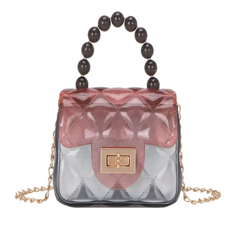 

Детские кошельки и сумочки, лето 2021, прозрачный мини-кошелек из ПВХ, через плечо для маленькой девочки, Детский кошелек, сумки-тоут