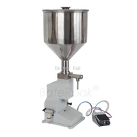 baterpak a02 stainless steel pneumatic paste liquid filling machine 5 50mltank capacity 10kg
