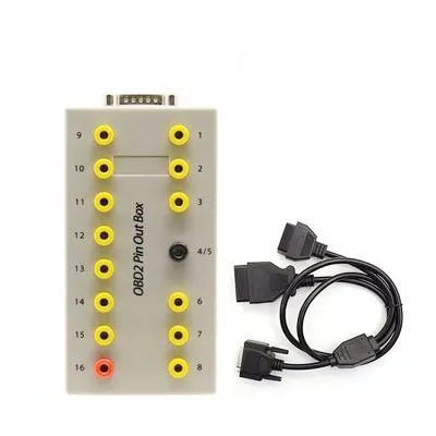 OBD2 Pin Out Box Авто OBD 2 Break Out/коробка OBD2 размножительная коробка OBD OBDII протокол детектор, для диагностики детектор разъема - Цвет: OBD2 Pin Out Box