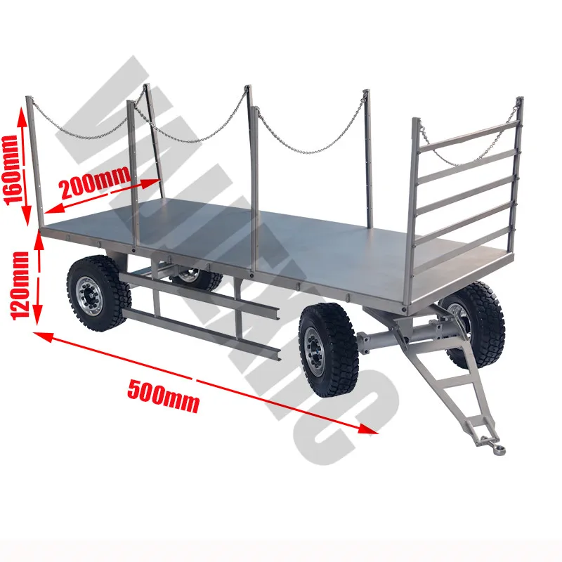 Металлический трейлер деревянный транспортный для грузовика с дистанционным