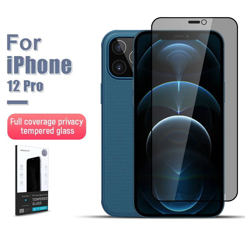 Фото Защитное стекло Nillkin для iPhone 12 Pro Max закаленное антишпионское | Мобильные телефоны