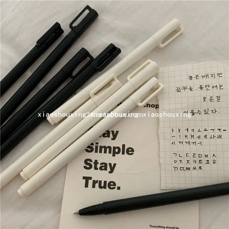 

【Factory Alliance Outlet Store】2pcs Minimalist Black Pen Rods Gelpen for School Office Exam Supplies Stationery