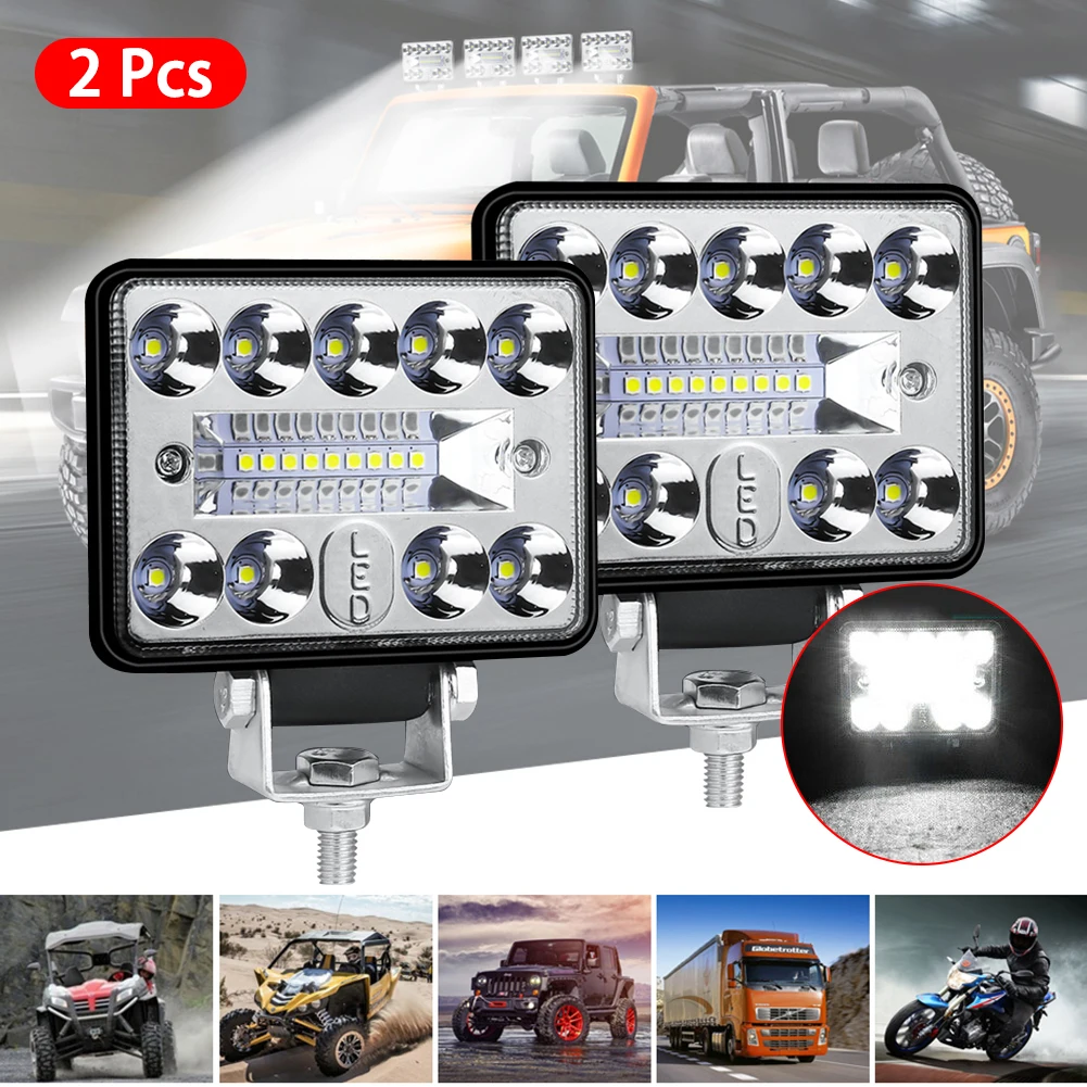 

SUHU 57W 12V 19LED Work Light Bar Car SUV Off Road Driving Fog Lamp Bulb 2800LM 6000K LED Lights Bar For Car Truck SUV ATV