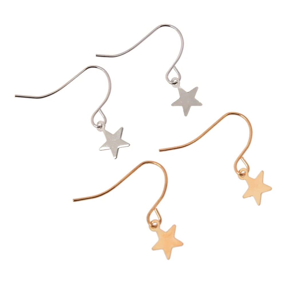 Европейские минималистичные простые серьги с изображением дикой геометрической