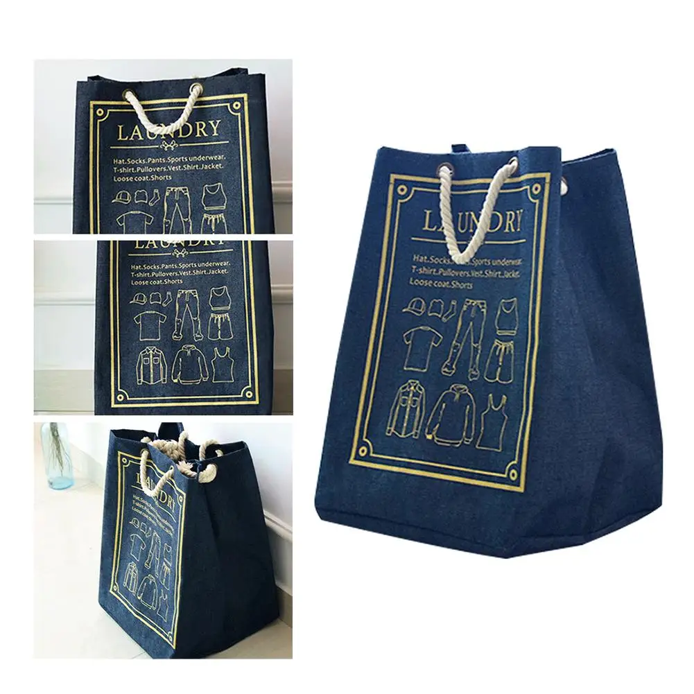Портативная сумка для хранения Новый джинсовый синий грязный карман одежды