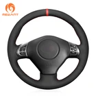 MEWANT черные замшевые чехлы рулевого колеса автомобиля оплетка для Subaru WRX STI Forester Legacy Outback Impreza Exiga 2008 2009 2010-2014