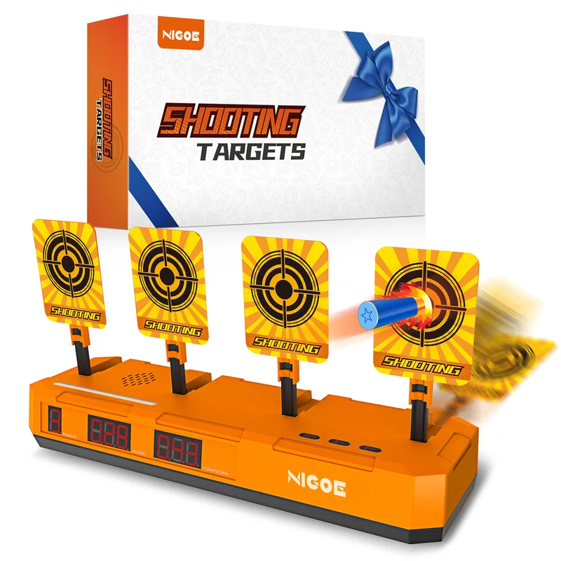

NIGOE Electronic Shooting Targets for Nerf Blaster Guns Toys Scoring Auto Reset Digital Targets for Shooting Practice