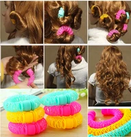 hairdress magic bendy hair styling roller curler spiral curls diy tool 8 pcs