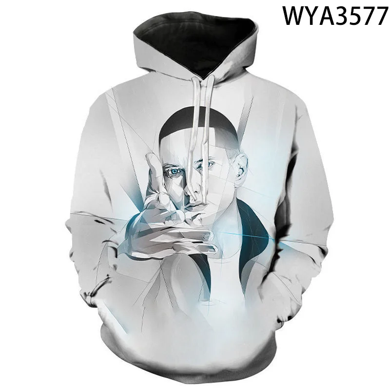 Новые весенние и осенние толстовки крутые мужские женские детские Eminem пуловер с