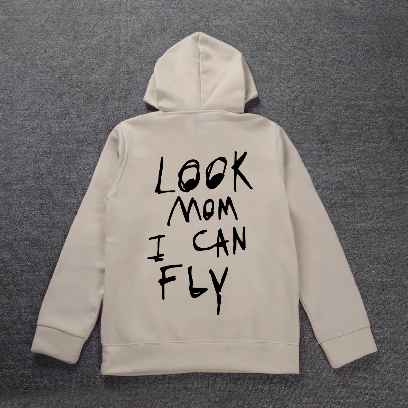 Новинка 2019 брендовые толстовки с капюшоном мужские надписью I Can Fly свитшоты