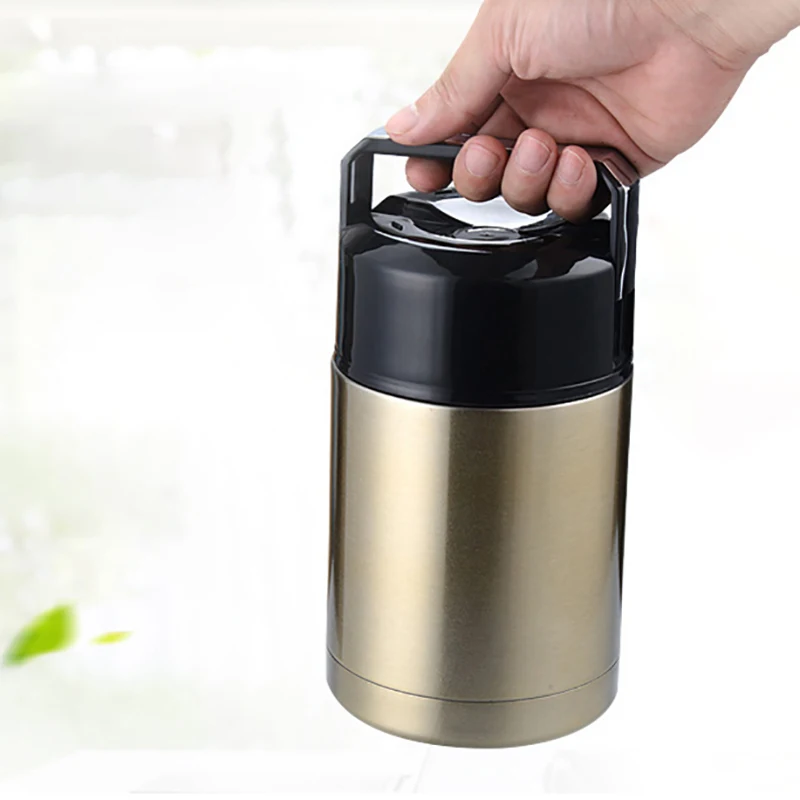 GESEW Ланч-бокс большой емкости 800 мл/1000 мл с двойным термос из нержавеющей стали