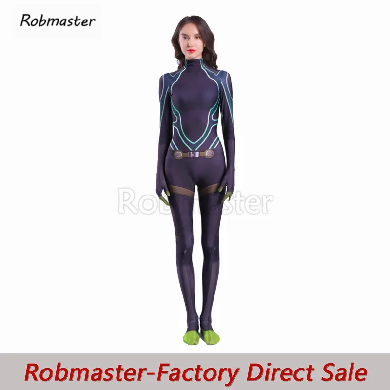 Аниме игра Persona 5 футаба Сакура косплей костюм для женщин и девочек спандекс