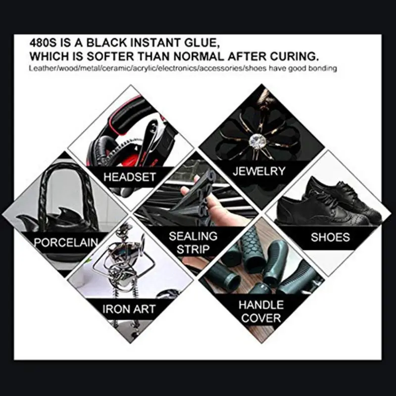 

1PCS 480S Super Glue Auto Tire Repair Glue Bicycle Repair Tool Rubber Repair Tire Glue Window Speaker Seal Tire Repair Glue