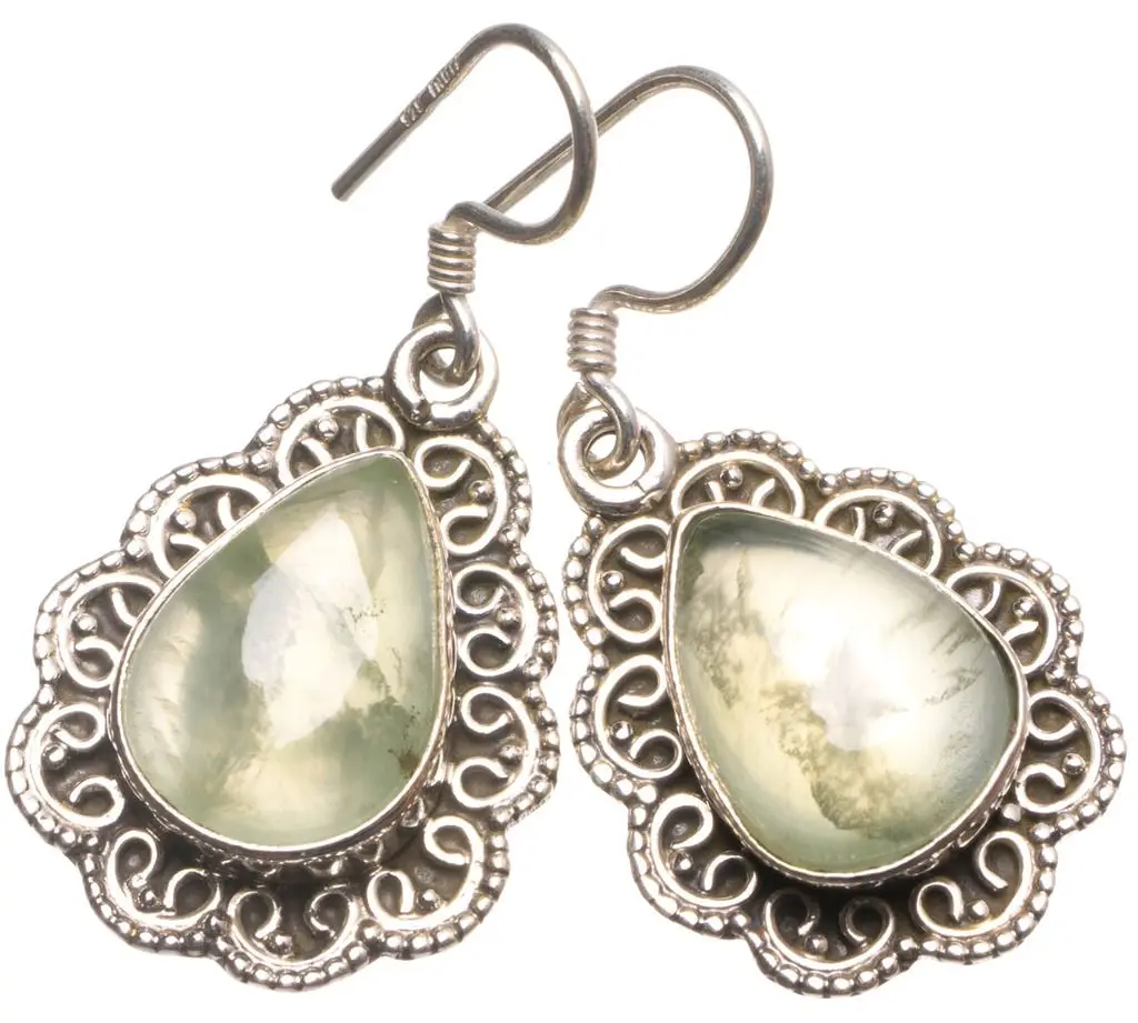 Серьги ручной работы из натурального серебра 1 25 дюйма | Украшения и аксессуары