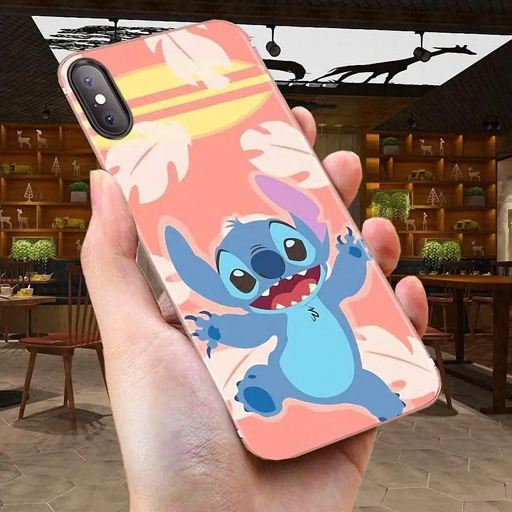 Оригинальный ТПУ чехол для Huawei Honor Mate 7 7A 8 9 10 20 V8 V9 V10 V30 P40 G Lite Play Mini Pro P Smart Cute Lilo Stitch